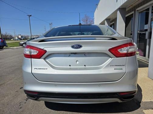 Silver 2013 Ford Fusion Titanium