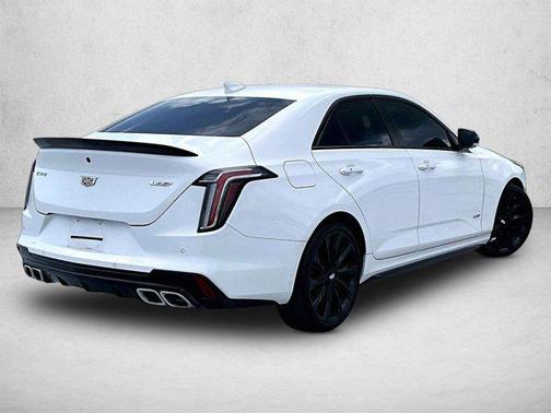 Summit White 2023 Cadillac CT4-V V-Series
