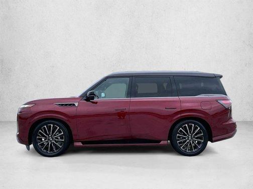 Coulis Red/Black Obsidian 2025 INFINITI QX80 AUTOGRAPH AWD