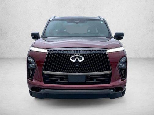Coulis Red/Black Obsidian 2025 INFINITI QX80 AUTOGRAPH AWD