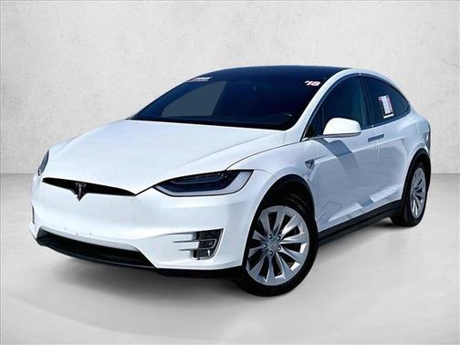 Pearl White Multi-Coat 2018 Tesla Model X 100D
