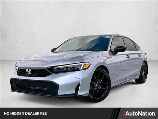 Crystal Black Pearl 2025 Honda Civic Sport