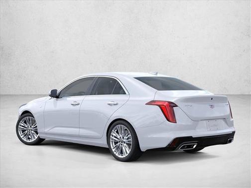Vibrant White Tricoat 2026 Cadillac CT4 Premium Luxury RWD