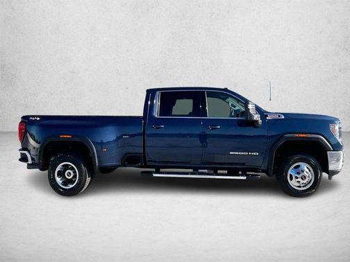 Pacific Blue Metallic 2021 GMC Sierra 3500 SLE