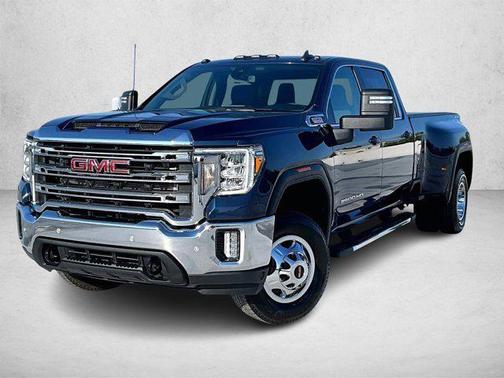Pacific Blue Metallic 2021 GMC Sierra 3500 SLE