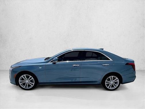 Midnight Steel Metallic 2023 Cadillac CT4 Luxury