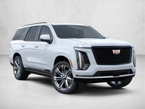 Vibrant White Tricoat 2026 Cadillac Escalade Sport Platinum