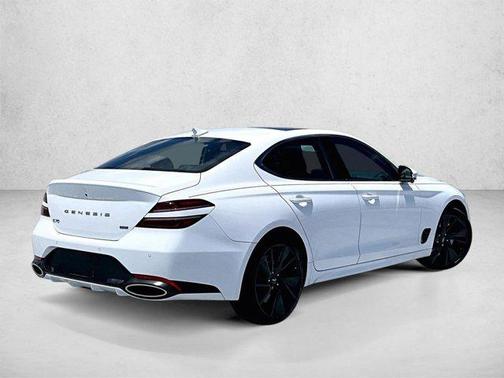 Alta White 2022 Genesis G70 3.3T RWD