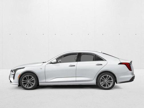Summit White 2026 Cadillac CT4 Luxury RWD