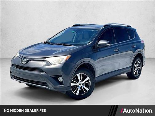 Silver/Gray 2017 Toyota RAV4 XLE