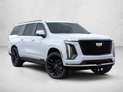 Vibrant White Tricoat 2026 Cadillac Escalade ESV Sport Platinum