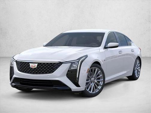 Summit White 2025 Cadillac CT5 Premium Luxury