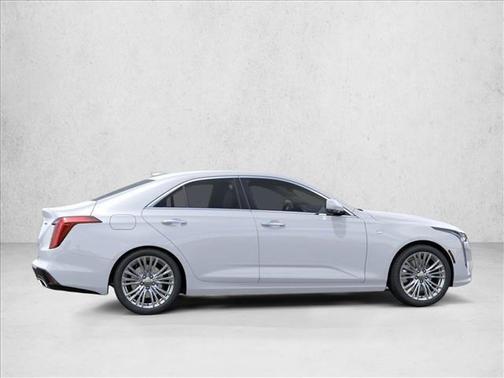 Vibrant White Tricoat 2026 Cadillac CT4 Premium Luxury RWD