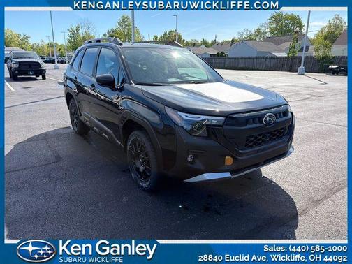 Crystal Black Silica 2026 Subaru Forester Wilderness