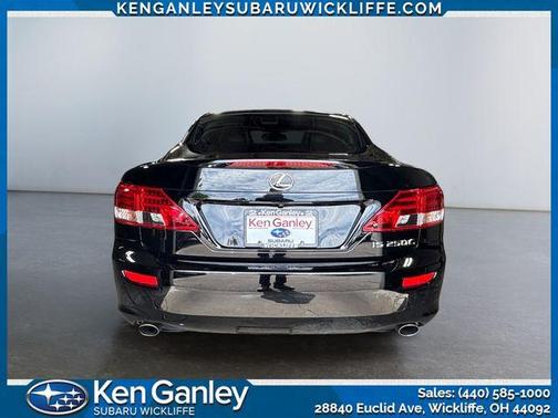 Obsidian Black 2011 Lexus IS 250C