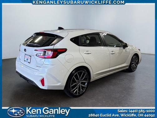 Crystal White Pearl 2024 Subaru Impreza Sport