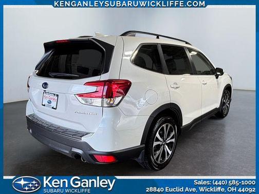Crystal White Pearl 2021 Subaru Forester Limited