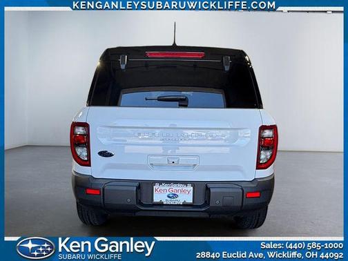 Oxford White 2025 Ford Bronco Sport Outer Banks