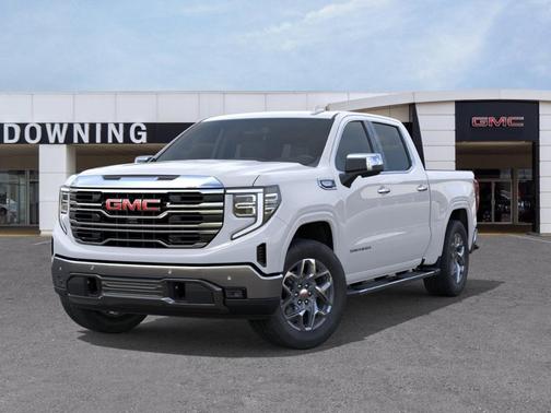 Glacier White 2026 GMC Sierra 1500 SLT