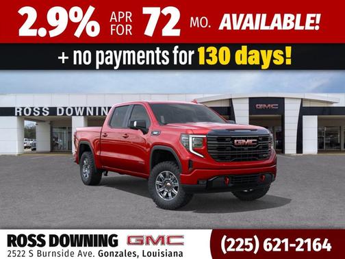 Volcanic Red 2026 GMC Sierra 1500 AT4