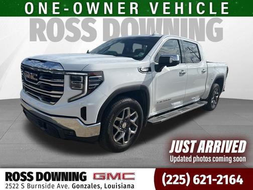 Summit White 2025 GMC Sierra 1500 SLT