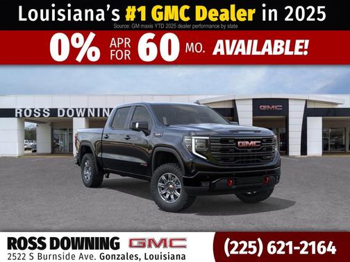 Onyx Black 2026 GMC Sierra 1500 AT4