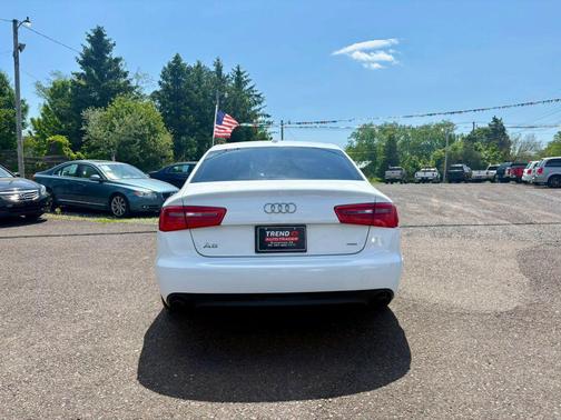 White 2015 Audi A6 2.0T Premium