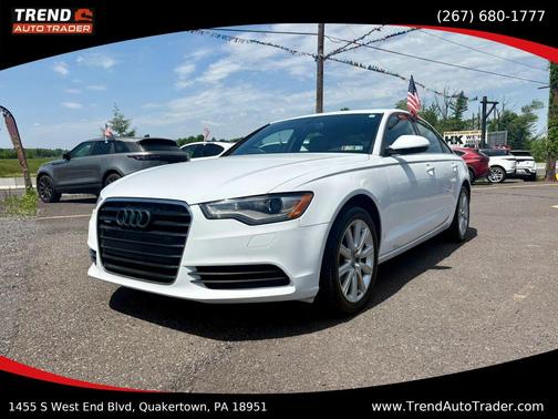 White 2015 Audi A6 2.0T Premium