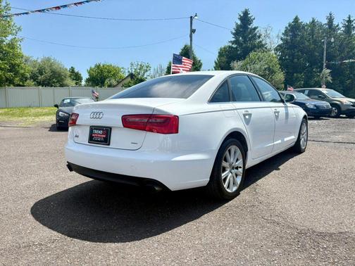 White 2015 Audi A6 2.0T Premium