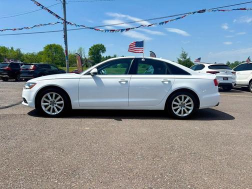White 2015 Audi A6 2.0T Premium