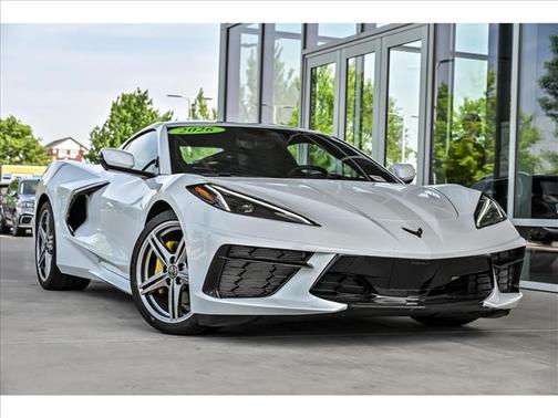 Arctic White 2026 Chevrolet Corvette Stingray w/1LT