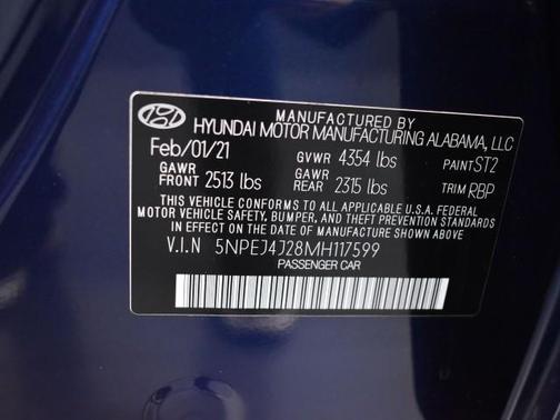 2021 Hyundai SONATA SEL Plus