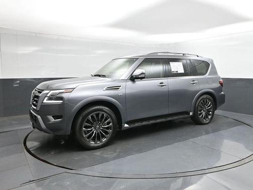 Gun Metallic 2021 Nissan Armada Platinum 2WD