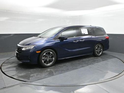 Obsidian Blue Pearl 2021 Honda Odyssey Elite