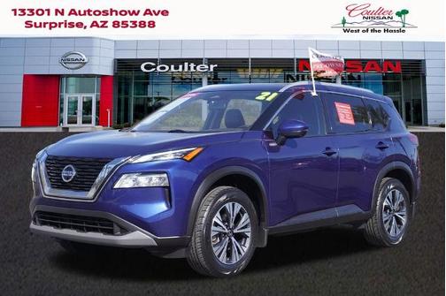 Caspian Blue 2021 Nissan Rogue SV