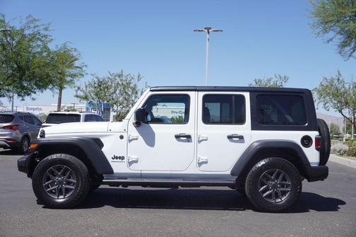 Bright White Clearcoat 2024 Jeep Wrangler Sport S
