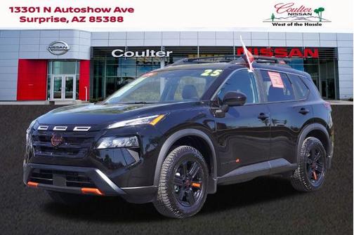Black 2025 Nissan Rogue Rock Creek
