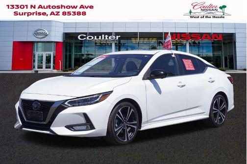 Aspen White 2023 Nissan Sentra SR Sedan