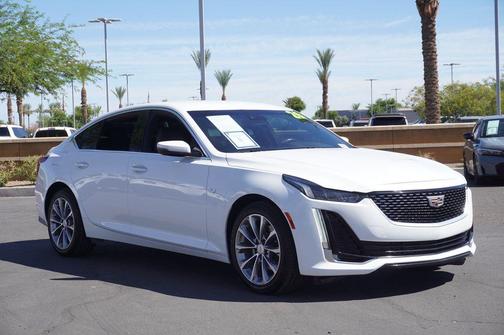 Summit White 2020 Cadillac CT5 Premium Luxury RWD