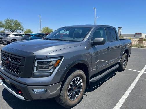Gun Metallic 2024 Nissan Titan PRO-4X Truck