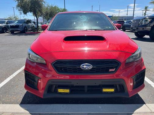 Pure Red 2021 Subaru WRX STI Limited w/Lip