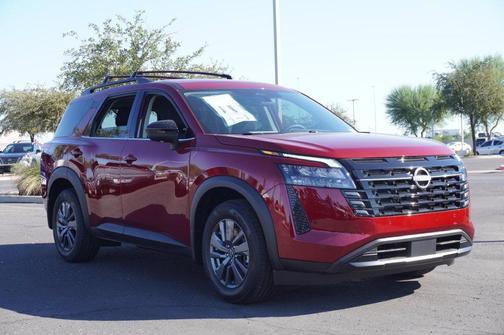 Scarlet Ember Tintcoat 2026 Nissan Pathfinder SV