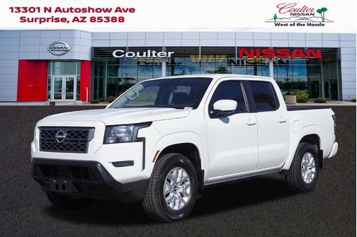 Glacier White 2022 Nissan Frontier SV