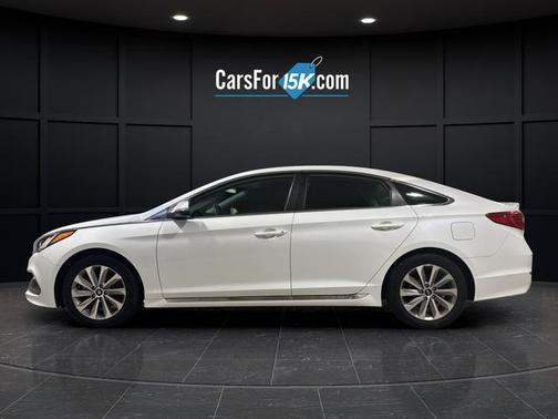 Quartz White Pearl 2016 Hyundai SONATA Sport