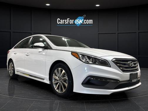 Quartz White Pearl 2016 Hyundai SONATA Sport