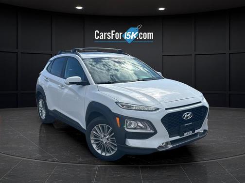 Chalk White 2020 Hyundai KONA SEL Plus