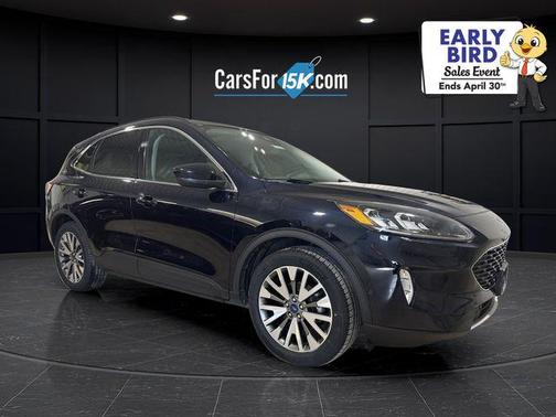 Blue Metallic 2021 Ford Escape Titanium