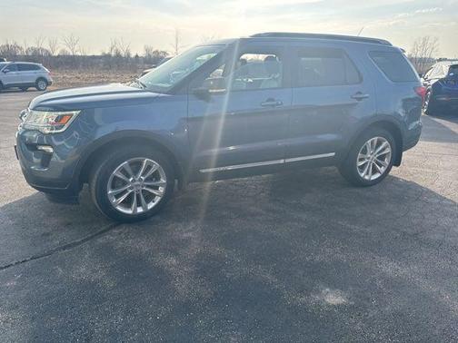 Blue Metallic 2018 Ford Explorer XLT