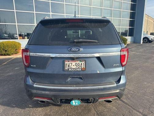 Blue Metallic 2018 Ford Explorer XLT