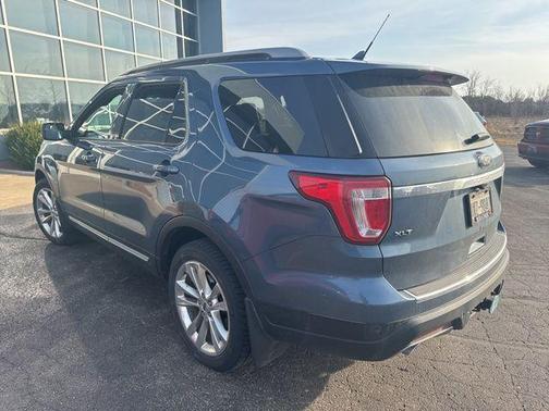 Blue Metallic 2018 Ford Explorer XLT